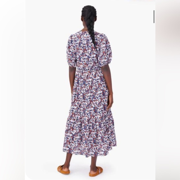 XiRENA Lennox Midi Dress in Amalfi Blue Medium - Picture 8 of 8